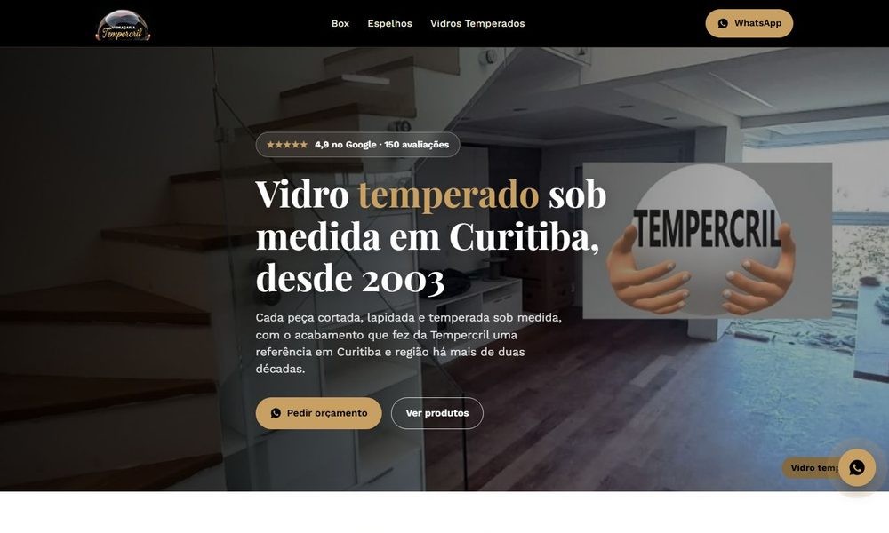 Topo da Home proposta
